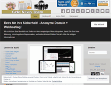 Tablet Screenshot of geldnewsteam.de
